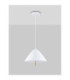 Oros Dome Pendant Ceiling Light White LED 17W 917lm 3000K-3