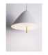 Oros Dome Pendant Ceiling Light White LED 17W 917lm 3000K-5