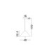 Oros Dome Pendant Ceiling Light White LED 17W 917lm 3000K-6