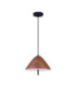 Oros Dome Pendant Ceiling Light Sandy Wooden Colour LED 17W 917lm 3000K-1