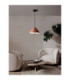 Oros Dome Pendant Ceiling Light Sandy Wooden Colour LED 17W 917lm 3000K-2