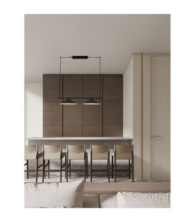 Lui Bar Pendant Ceiling Light Sandy Black LED 24W 1534lm 3000K-2