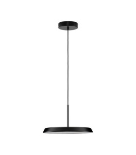 Ophelia Dome Pendant Ceiling Light Matt Black LED 27W 2205lm 3000K-1