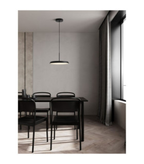Ophelia Dome Pendant Ceiling Light Matt Black LED 27W 2205lm 3000K-2