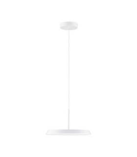 Ophelia Dome Pendant Ceiling Light Matt White LED 27W 2205lm 3000K-1