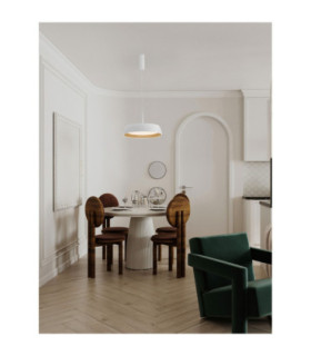Sigi Dome Pendant Ceiling Light Sandy White Triac Dimmable LED 40W 3111lm 3000K-2