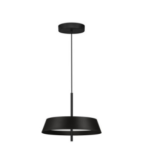 Velio Dome Pendant Ceiling Light Sandy Black Triac Dimmable LED 32W 2066lm 3000K-1