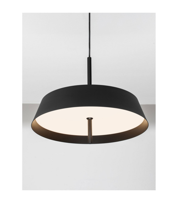 Velio Dome Pendant Ceiling Light Sandy Black Triac Dimmable LED 32W 2066lm 3000K-6