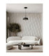 Velio Dome Pendant Ceiling Light Sandy Black Triac Dimmable LED 24W 1442lm 3000K-2