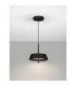 Velio Dome Pendant Ceiling Light Sandy Black Triac Dimmable LED 24W 1442lm 3000K-4