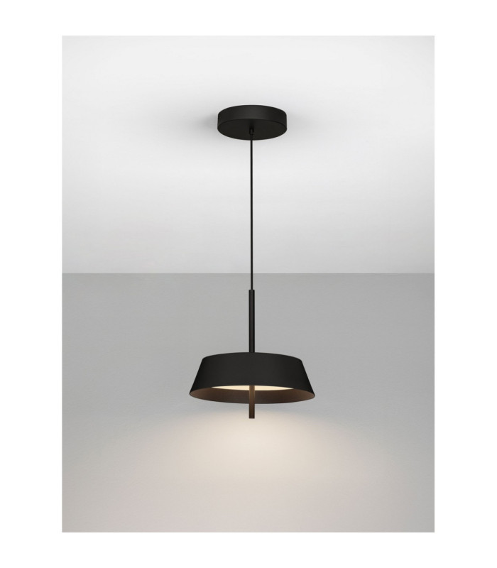Velio Dome Pendant Ceiling Light Sandy Black Triac Dimmable LED 24W 1442lm 3000K-4