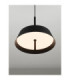 Velio Dome Pendant Ceiling Light Sandy Black Triac Dimmable LED 24W 1442lm 3000K-5