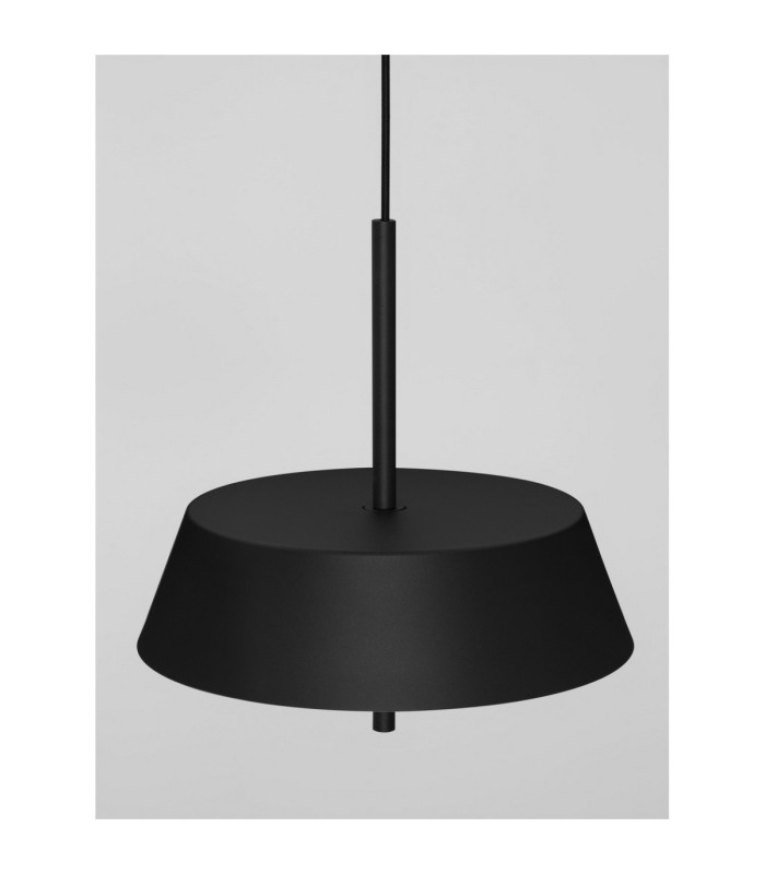 Velio Dome Pendant Ceiling Light Sandy Black Triac Dimmable LED 24W 1442lm 3000K-6
