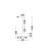 Velio Dome Pendant Ceiling Light Sandy Black Triac Dimmable LED 24W 1442lm 3000K-8