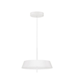 Velio Dome Pendant Ceiling Light Matt White Triac Dimmable LED 32W 2066lm 3000K-1