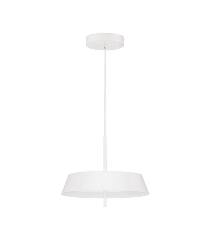 Velio Dome Pendant Ceiling Light Matt White Triac Dimmable LED 32W 2066lm 3000K-1