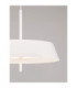 Velio Dome Pendant Ceiling Light Matt White Triac Dimmable LED 32W 2066lm 3000K-5