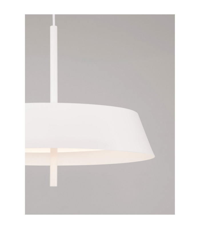 Velio Dome Pendant Ceiling Light Matt White Triac Dimmable LED 32W 2066lm 3000K-5