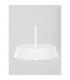 Velio Dome Pendant Ceiling Light Matt White Triac Dimmable LED 32W 2066lm 3000K-7