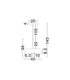 Velio Dome Pendant Ceiling Light Matt White Triac Dimmable LED 32W 2066lm 3000K-8