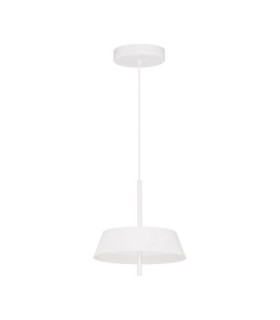 Velio Dome Pendant Ceiling Light Matt White Triac Dimmable LED 24W 1442lm 3000K-1