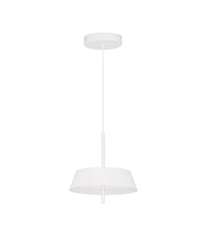 Velio Dome Pendant Ceiling Light Matt White Triac Dimmable LED 24W 1442lm 3000K-1