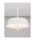 Velio Dome Pendant Ceiling Light Matt White Triac Dimmable LED 24W 1442lm 3000K-5
