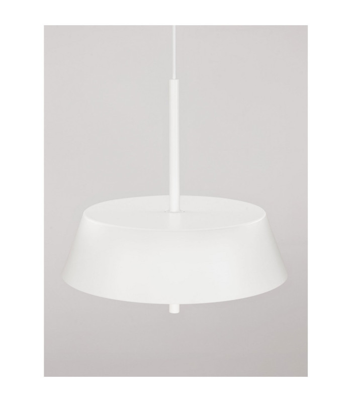 Velio Dome Pendant Ceiling Light Matt White Triac Dimmable LED 24W 1442lm 3000K-6