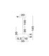 Velio Dome Pendant Ceiling Light Matt White Triac Dimmable LED 24W 1442lm 3000K-7