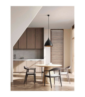 Syntopia Dome Pendant Ceiling Light Sandy Black E27 1x12W-2