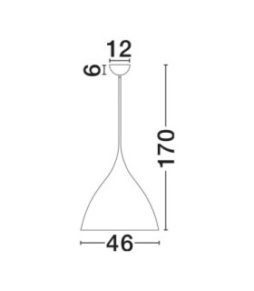 Syntopia Dome Pendant Ceiling Light Sandy White E27 1x12W-2