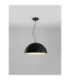 Tholos 70cm Dome Pendant Ceiling Light Sandy Black Matt White E27 3x12W-4