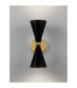 Gala Up & Down Wall Lamp Matt Black Gold E14 2x5W-3