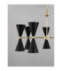 Gala Multi Arm Pendant Ceiling Light Matt Black Gold E14 14x5W-6
