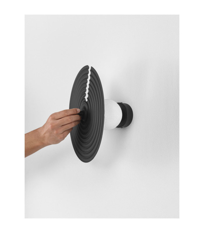 Reflet Wall Lamp Sandy Black White LED G9 1x5W Magnetic-7