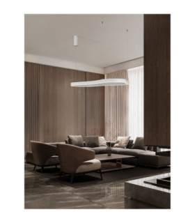 Dussa Integrated LED Pendant Ceiling Light Sandy White Triac Dimmable LED 61W 3364lm 3000K-2