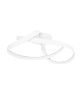 Nocci Integrated LED Semi Flush Ceiling Light Sandy White Triac Dimmable LED 47W 2484lm 2700-3000-4000K CCT-1