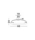 Nocci Integrated LED Semi Flush Ceiling Light Sandy White Triac Dimmable LED 47W 2484lm 2700-3000-4000K CCT-7