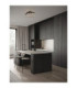 Olia Integrated LED Semi Flush Ceiling Light Sandy Black Triac Dimmable LED 47W 2484lm 2700-3000-4000K CCT-2