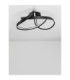 Olia Integrated LED Semi Flush Ceiling Light Sandy Black Triac Dimmable LED 47W 2484lm 2700-3000-4000K CCT-3