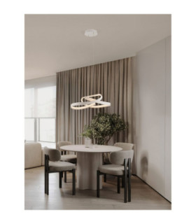 Olia Integrated LED Pendant Ceiling Light Sandy White Triac Dimmable LED 47W 3075lm 2700-3000-4000K CCT-2