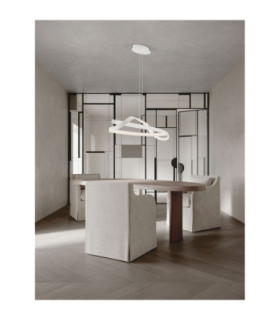 Olia Integrated LED Pendant Ceiling Light Sandy White Triac Dimmable LED 47W 3085lm 2700-3000-4000K CCT-2