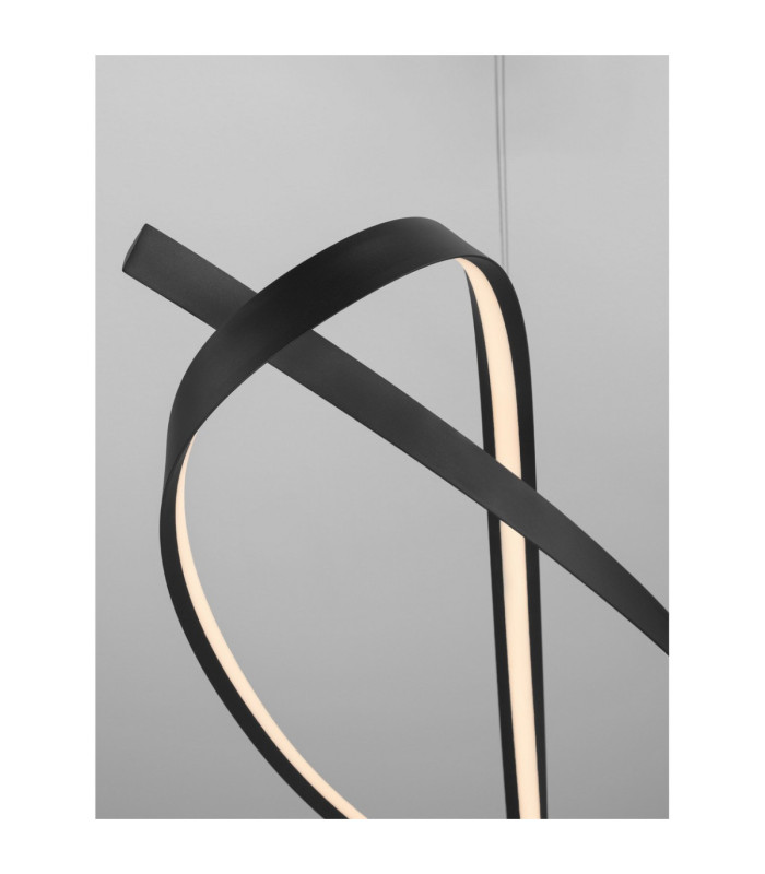 Olia Integrated LED Pendant Ceiling Light Sandy Black Triac Dimmable LED 47W 3085lm 2700-3000-4000K CCT-9