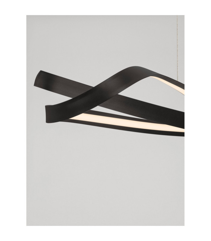 Olia Integrated LED Pendant Ceiling Light Sandy Black Triac Dimmable LED 47W 3085lm 2700-3000-4000K CCT-10