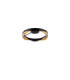 Radon Integrated LED Semi Flush Ceiling Light Matt Black Gold Triac Dimmable LED 40W 1244lm 3000K-3