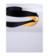 Radon Integrated LED Semi Flush Ceiling Light Matt Black Gold Triac Dimmable LED 40W 1244lm 3000K-6