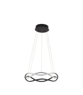 Jinal Integrated LED Pendant Ceiling Light Black Triac Dimmable LED 27W 1894lm 3000K-1