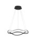 Jinal Integrated LED Pendant Ceiling Light Black Triac Dimmable LED 34W 2482lm 3000K-1