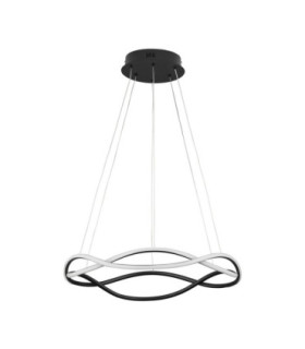 Jinal Integrated LED Pendant Ceiling Light Black Triac Dimmable LED 34W 2482lm 3000K-1