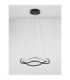 Jinal Integrated LED Pendant Ceiling Light Black Triac Dimmable LED 34W 2482lm 3000K-3
